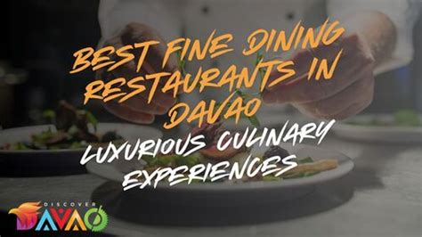 fine dining restaurants in davao city|Come Not Just For The Durian: 10 Best Restaurants In .